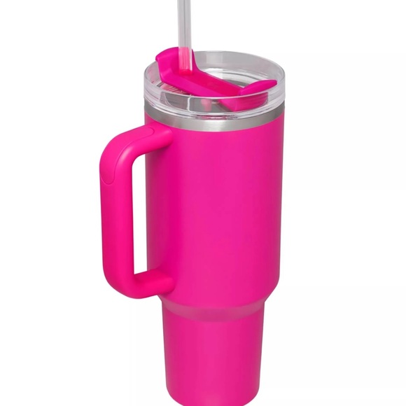 NEW Stanley 40 oz. H2 .0 Flowstate Quencher Tumbler in Camelia - Picture 2 of 5